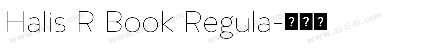 Halis R Book Regula字体转换